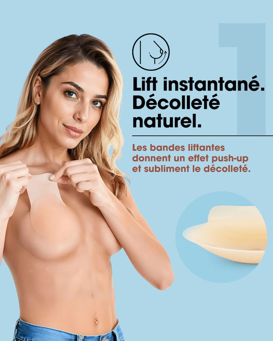 soutien gorge push up adhésif